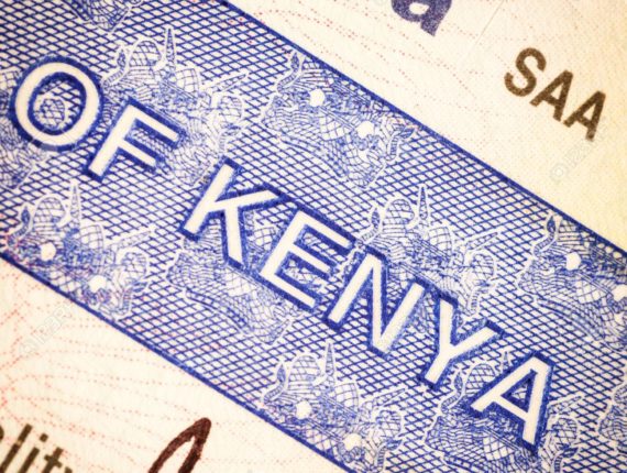 Kenya visa Detail of Kenya visa applied on passport